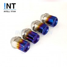 燒藍(lán)鈦合金TC4 汽車(chē)輪轂螺栓 汽車(chē)改裝件 私人訂制 M12x1.25 35mm